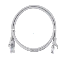 Патч-корд UTP, 1 м, кат. 5e, сірий Kingda PAUT3100