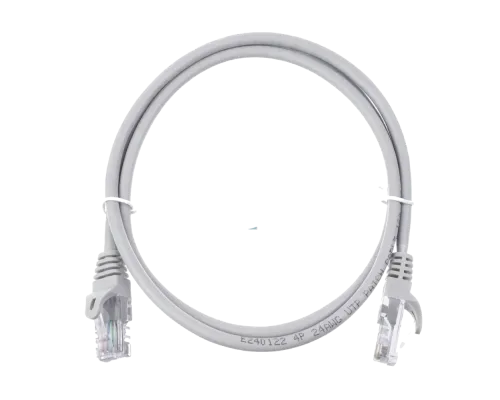 Патч-корд UTP, 1 м, кат. 5e, сірий Kingda PAUT3100