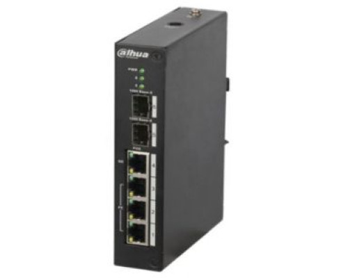 Комутатор 4 порти керований Dahua DH-PFS4206-4P-96 POE