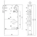 Биометрический замок SEVEN LOCK SL-7775BF black
