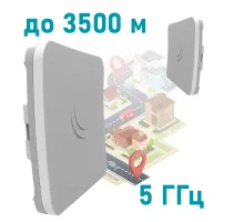 Беспроводной WiFi мост MikroTik SXTsq 5 ac (RBSXTsqG-5acD) 5GHz