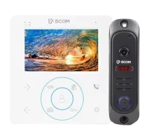 Комплект видеодомофона BCOM BD-480M White Kit