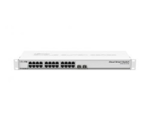 Комутатор 24 порти керований MikroTik CSS326-24G-2S+RM Комутатор 24 порти керований MikroTik CSS326-24G-2S+RM