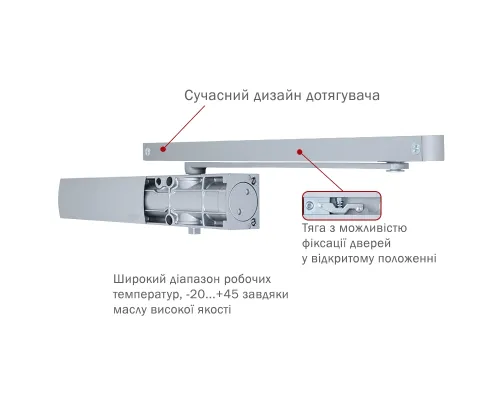 Доводчик RYOBI 1200 D-1200T SILVER