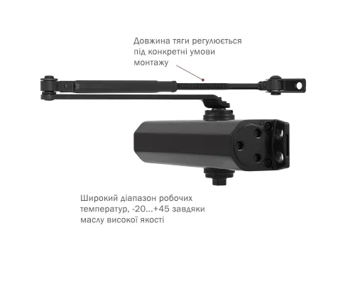 Доводчик RYOBI 2000 D-2005V GREY_ANTHRACITE