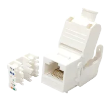 Модуль з'єднувальний безінструментний LW KeyStone RJ45 UTP Slim