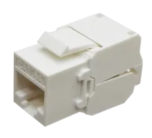 Модуль KeyStone RJ45 UTP, кат. 6a, безінструментний, Slim LW LW-KJ6A-04-C6A
