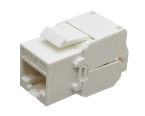 Модуль KeyStone RJ45 UTP, кат. 6a, безінструментний, Slim LW LW-KJ6A-04-C6A