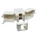 Модуль KeyStone RJ45 UTP, кат. 6a, безінструментний, Slim LW LW-KJ6A-04-C6A