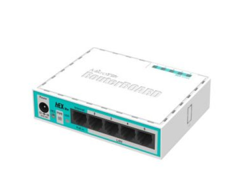 Маршрутизатор MikroTik hEX lite (RB750r2) 5-портовый