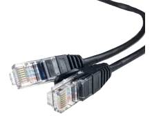 Патч-корд чорний 1м UTP CAT5e