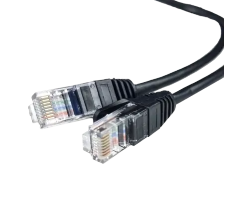 Патч-корд чорний 1м UTP CAT5e