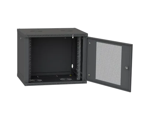 Шкаф телекоммуникационный двери перф (черный) IPCOM 12U 600x450 Шкаф телекоммуникационный двери перф (черный) IPCOM 12U 600x450