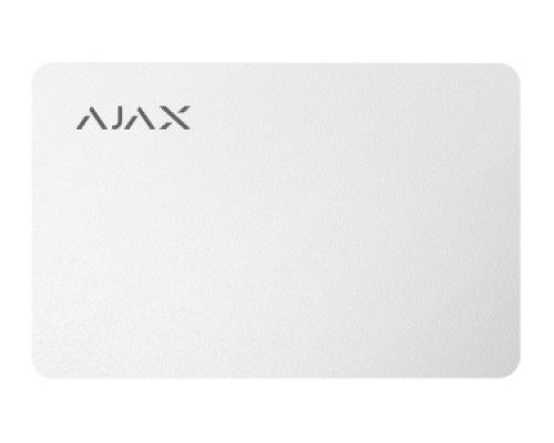 Бесконтактная карта управления Ajax Pass white (10pcs)