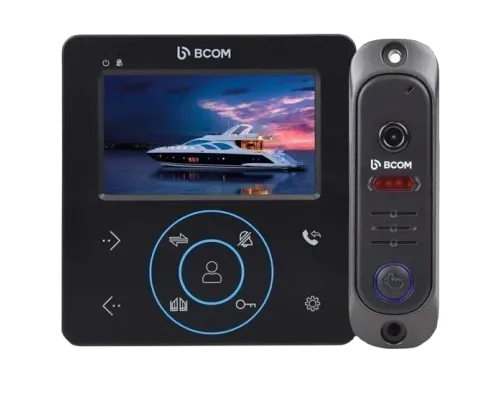 Комплект видеодомофона BCOM BD-480M Black Kit