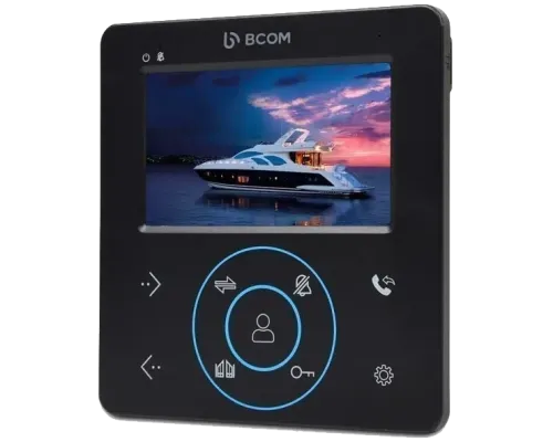 Комплект видеодомофона BCOM BD-480M Black Kit