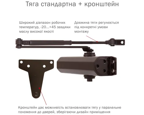 Доводчик RYOBI D-2055V DARK_BRONZE BC UNIV_ARM Доводчик RYOBI D-2055V DARK_BRONZE BC UNIV_ARM