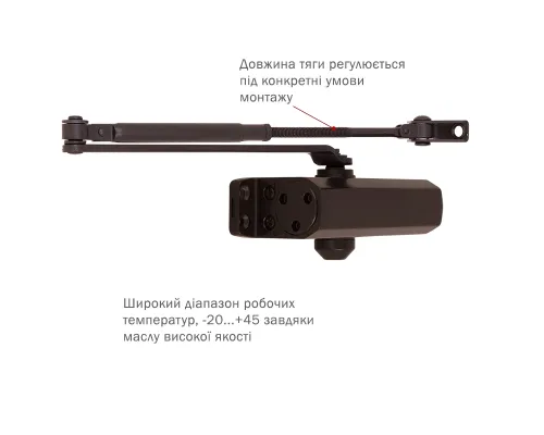 Доводчик RYOBI *9900 9903 DARK_BRONZE