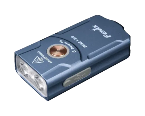 Фонарь наключный синий Fenix E03R V2.0