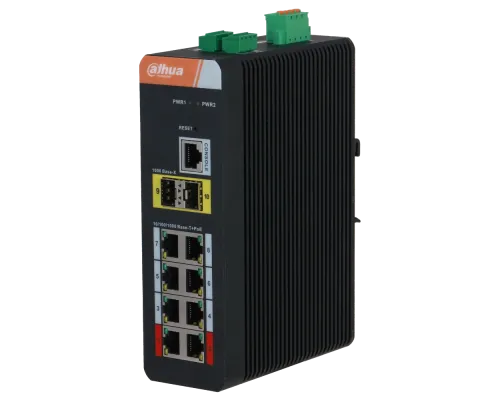 Комутатор 10 портів керований Dahua DH-IS4210-8GT-120 PoE Комутатор 10 портів керований Dahua DH-IS4210-8GT-120 PoE