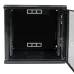 Шафа акрилове скло чорна 19"12U, 600х600х640 мм