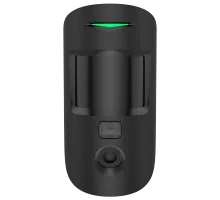 Бездротовий сповіщувач руху Ajax Superior MotionCam HD (PhOD) Jeweller black з камерою