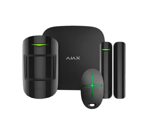 Комплект охоронної сигналізації Ajax StarterKit 2 (8EU) black Комплект охоронної сигналізації Ajax StarterKit 2 (8EU) black