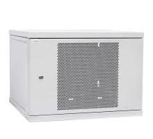 Шкаф телекоммуникационный дверь перфорация (серая) IPCOM 12U 600x600