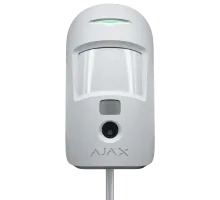 Дротовий сповіщувач руху з камерою Ajax MotionCam (PhOD) Fibra white