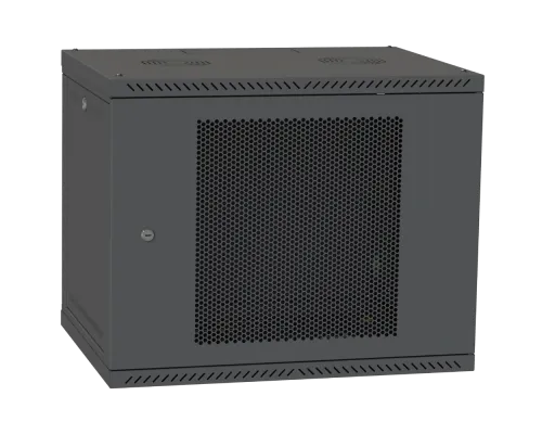 Шкаф телекоммуникационный дверь перфорация (черная) IPCOM 12U 600x600 Шкаф телекоммуникационный дверь перфорация (черная) IPCOM 12U 600x600