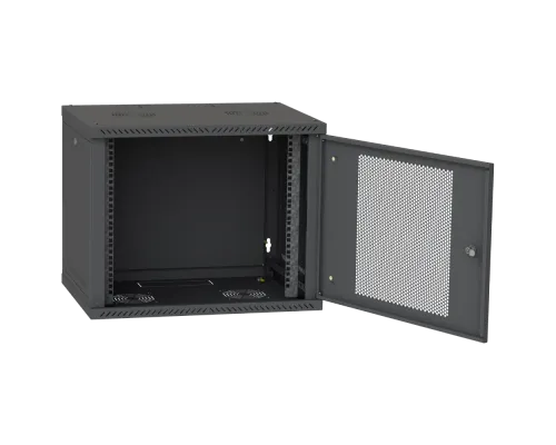 Шкаф телекоммуникационный дверь перфорация (черная) IPCOM 12U 600x600 Шкаф телекоммуникационный дверь перфорация (черная) IPCOM 12U 600x600