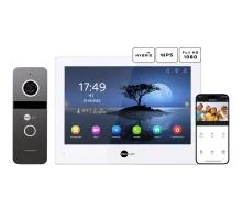Комплект видеодомофона Neolight ALPHA Hybrid + SOLO FHD Graphite
