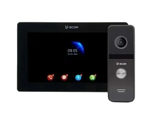 Комплект видеодомофона BCOM BD-770FHD Black Kit