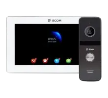 Комплект видеодомофона BCOM BD-770FHD White Kit