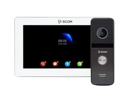 Комплект видеодомофона BCOM BD-770FHD White Kit