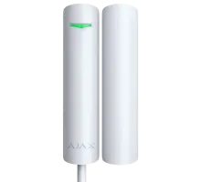 Дротовий магнітоконтактний сповіщувач Ajax DoorProtect Fibra white