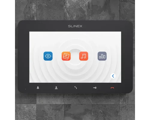 Комплект видеодомофона Slinex SM-07 Graphite + ML-17HR Graphite