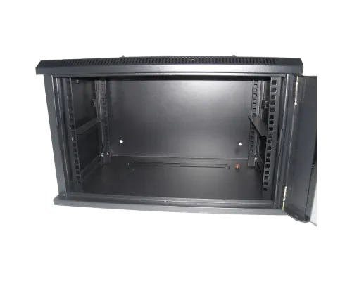 Шафа комутаційна настінна 15U 600x600 розбірна чорна Hypernet WMNC66-15U-FLAT-AC-BLACK Шафа комутаційна настінна 15U 600x600 розбірна чорна Hypernet WMNC66-15U-FLAT-AC-BLACK