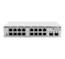 Комутатор 16 портів керований MikroTik CSS318-16G-2S+IN