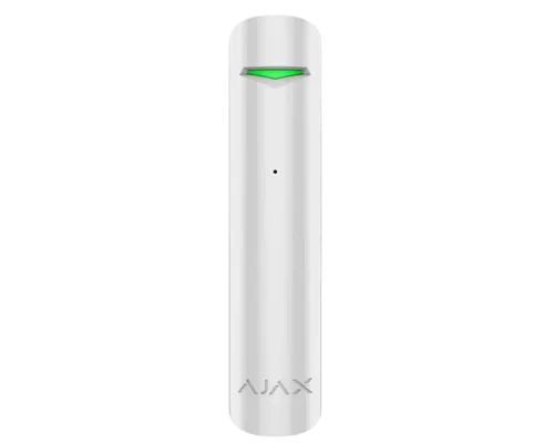 Бездротовий сповіщувач розбиття скла Ajax GlassProtect S (8PD) white