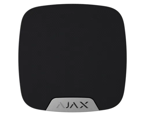 Беспроводная внутренняя сирена Ajax HomeSiren S (8PD) black с клеммой для дополнительного светодиода