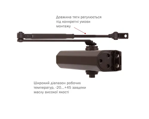 Доводчик RYOBI *1500 D-1504 DARK_BRONZE