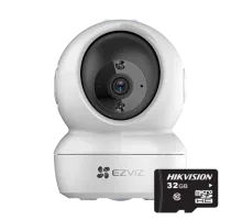 Комплект камера + карта памяти Ezviz H6c + Hikvision HS-TF-L2/32G