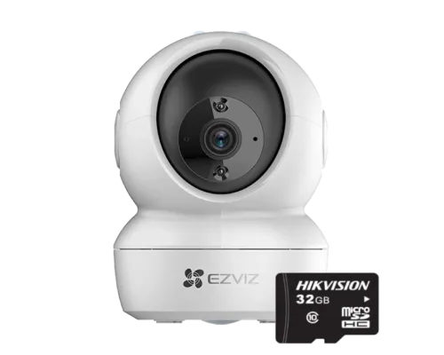 Комплект камера + карта памяти Ezviz H6c + Hikvision HS-TF-L2/32G Комплект камера + карта памяти Ezviz H6c + Hikvision HS-TF-L2/32G