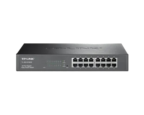 Коммутатор 16 портов управляемый TP-LINK TL-SG1016DE 1000М Коммутатор 16 портов управляемый TP-LINK TL-SG1016DE 1000М