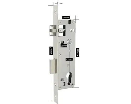 Електронний RFID замок SEVEN LOCK SL-7737S silver ID EM Електронний RFID замок SEVEN LOCK SL-7737S silver ID EM