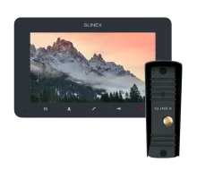 Комплект Slinex SM-07MHD графит + панель ML-16HD черный