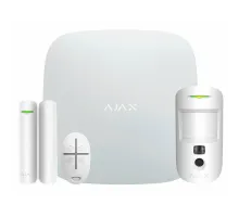 Комплект охранной сигнализации Ajax StarterKit Cam Plus HDR ECG (8EU) UA white