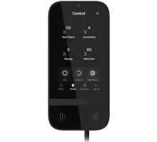 Клавіатура Ajax KeyPad TouchScreen Fibra black дротова сенсорна