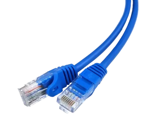 Патч-корд синій 0.5м UTP CAT5e